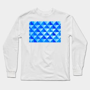 Watercolor quilt - blue Long Sleeve T-Shirt